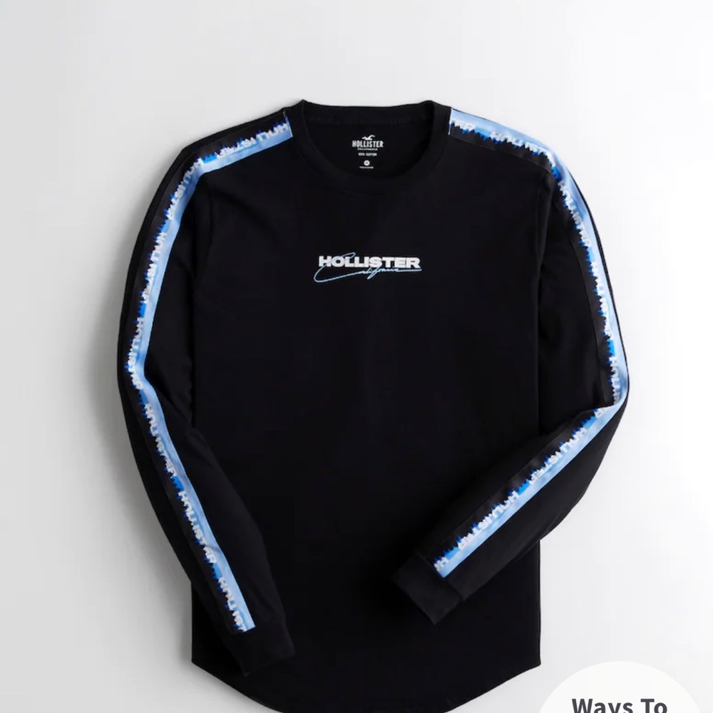 HOLLISTER CURVED HEM T-SHIRT